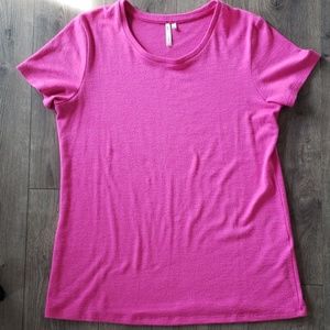 Banana Republic top large.  Pink EUC!